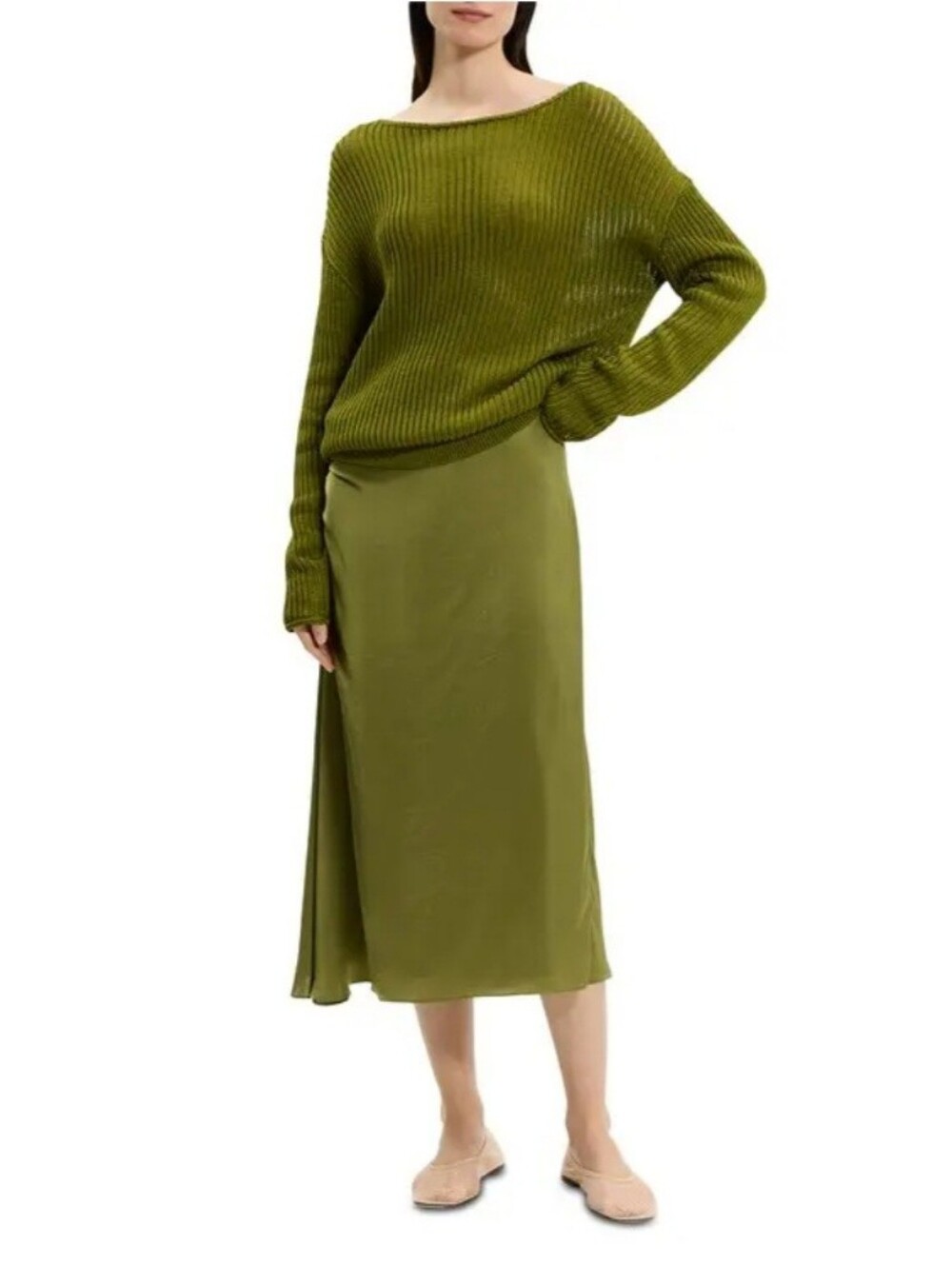 NWT Theory Easy Open Neck Pullover Sweater. Sizes M, L - Picture 6 of 13